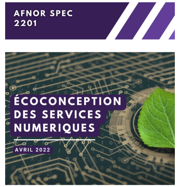 Christophe_Cl's tweet photo. Après de longs mois entre experts bénévoles, voici l'AFNOR SPEC 2201 "Écoconception des services numériques". Ravi d'avoir participé à cette aventure collaborative ! Téléchargement gratuit :
https://t.co/AEAxI8NuBD
@AFNOR #afnorspec #écoconception #écoconceptionnumérique #sobnum https://t.co/LPyDapCX3F