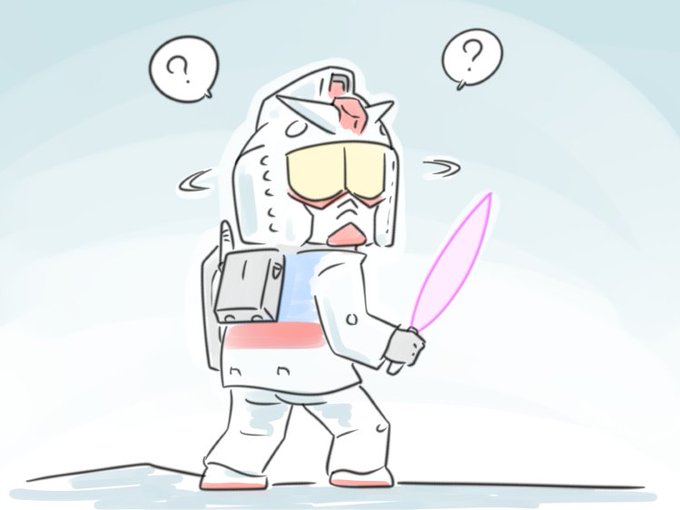 「rx-78-2 holding sword」Fan Art(Latest)