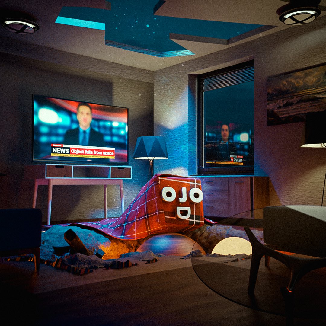 Mojos are landing soon… are you ready? Retweet and like for the chance to win a free #mojogalaxynft mint! 🤖 #NFTGiveaways #NFTs #3D