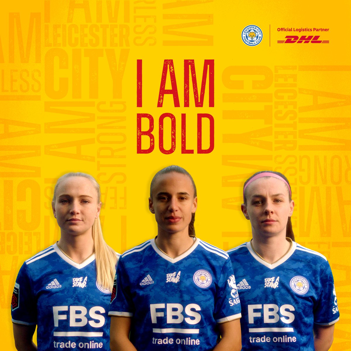 LCFC_Women's tweet photo. I AM πππΌπππππ.
I AM ππππππ.
I AM π½πππΏ.
I AM ππππΎπππππ πΎπππ.
Brought to you by @DHLExpressUK π€
Find out more about the competition: π https://t.co/vLqID4IiWX
#IAMLEICESTERCITY https://t.co/t6zeJ4PO9u