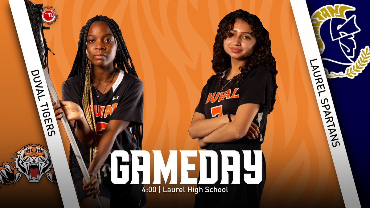duvalglax's tweet photo. 🥍 IT'S GAMEDAY!🥍
🐯 vs. ⚔️
⏰ 4:00 pm
📍 Laurel High School https://t.co/SkcogMISqa
