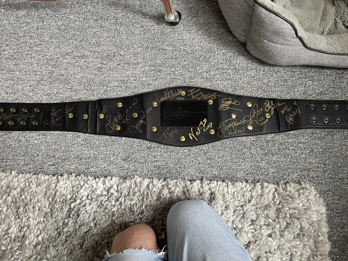 My <a href="/WWE/">WWE</a> Women’s title is gettint full. Currently signed by <a href="/trishstratuscom/">Trish Stratus</a> <a href="/MickieJames/">Mickie James~Aldis</a> <a href="/Madusa_rocks/">Madusa/AlundraBlayze</a> <a href="/TheTerriRunnels/">Terri Runnels</a> <a href="/AmyDumas/">Amy Dumas</a> @JackieMooreTx <a href="/DIVACANDICEM/">CANDICE MICHELLE</a> <a href="/Torrie11/">Torrie Wilson</a> <a href="/MorettiIvory/">Lisa Moretti</a> <a href="/REALLiSAMARiE/">Lisa Marie Varon</a> <a href="/gailkimITSME/">Gail Kim-Irvine</a> <a href="/TheBethPhoenix/">THE GLAMAZON</a> <a href="/RealMelina/">🄼🄴🄻🄸🄽🄰</a> <a href="/LilianGarcia/">Lilian Garcia</a> <a href="/ashleymassaro11/">☆ Ashley Massaro ☆</a>