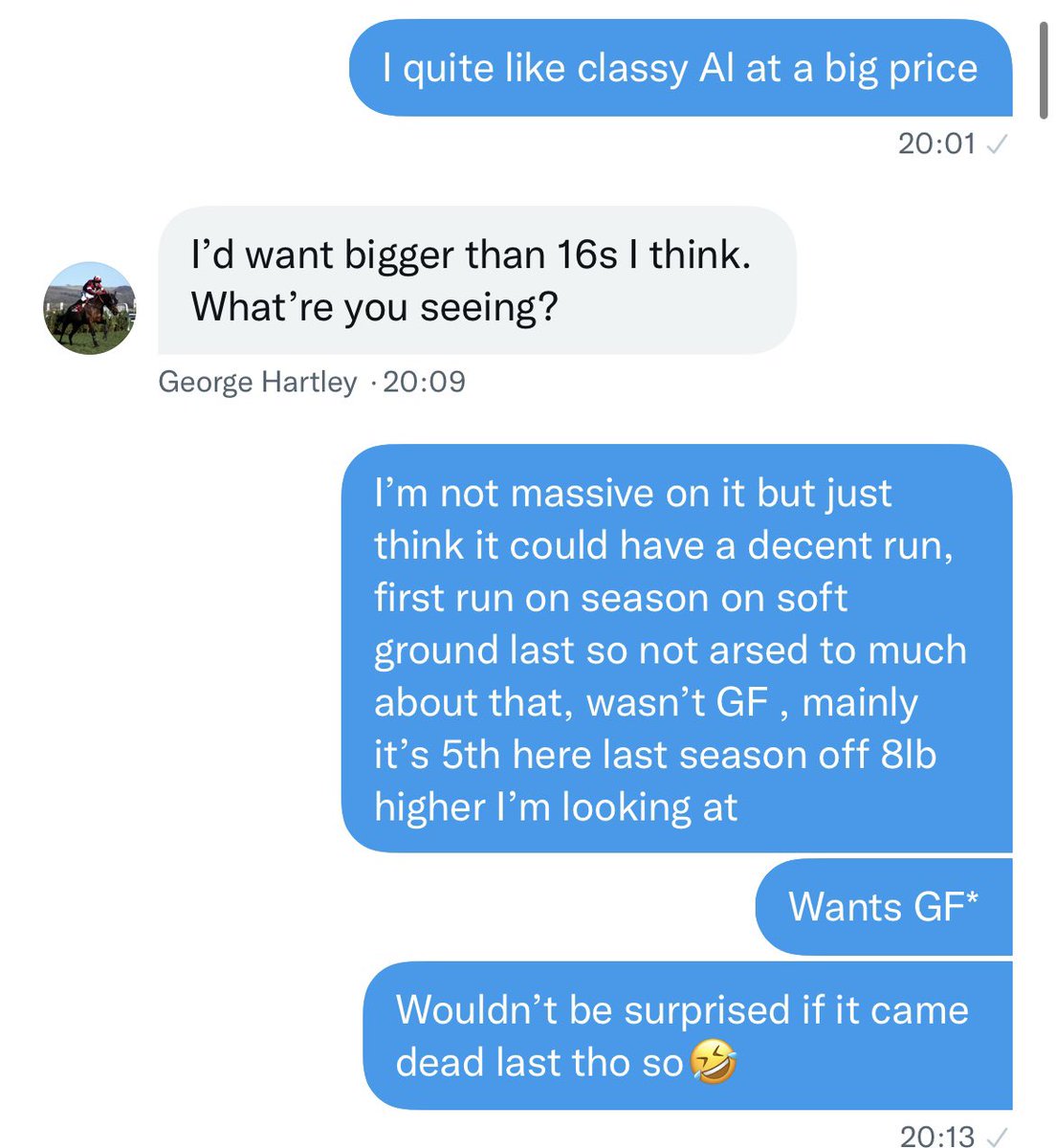 TheFormReader's tweet image. Twice now since I started this page I haven’t posted what turned out to be winners at big prices down to not being 100% sure😭sickener, hopefully gets the confidence back tho!