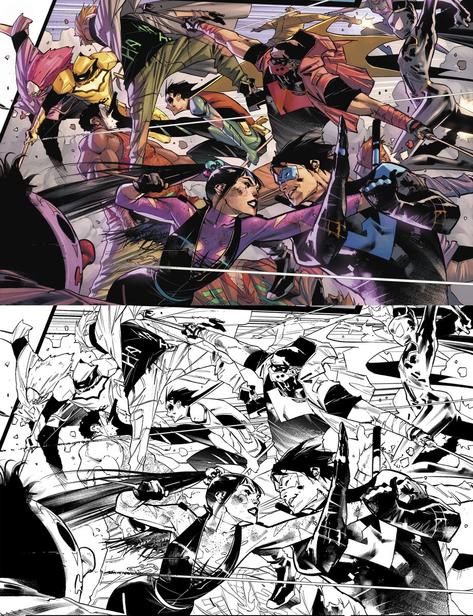 MONDAY!    #BATTEAM #Batfamily <a href="/tomeu_morey/">Tomeu Morey</a> colors ;)
