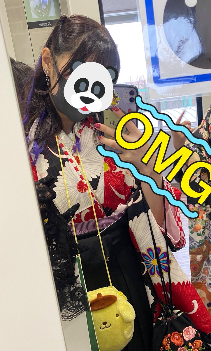 NON11O6's tweet photo. @tos
今更ながら卒業式の髪型はのん乃がよくやってたハーフツインくるりんぱした😸❤️❤️❤️美容院の人にのん乃の写真見せてやってもらった😸😸 紫のインナーもつけてのん乃さんスタイルだったにょ ❤͟͟͞͞ ❤͟͟͞͞ =( '-' ❤ )ﾗﾌﾞﾊﾟﾝﾁ https://t.co/r0fV9kKBzX