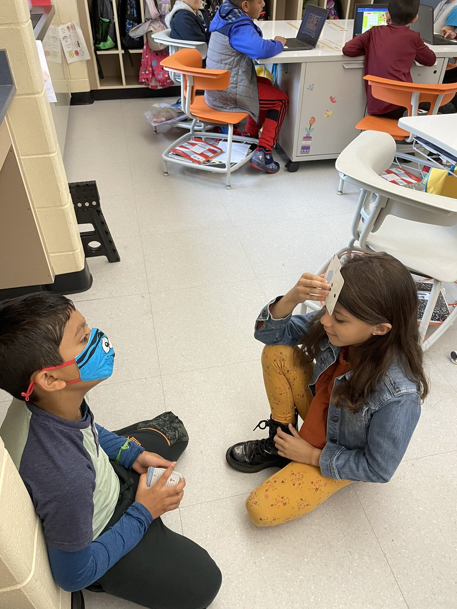 Ms_Morath's tweet photo. Ss working hard in their math centers to practice their “math talk” in their groups. ➕➖✖️I love listening in to hear the level of engagement and excitement in these young learners discussions. Keep it up SUPERSTARS⭐️ #EBSTRONG https://t.co/5xI9BRLKFT