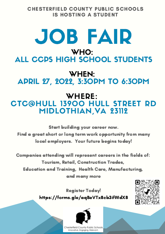 Excellent opportunity for our students this week!  See a CTE teacher if you need help with your resume.  Be sure to sign up today!