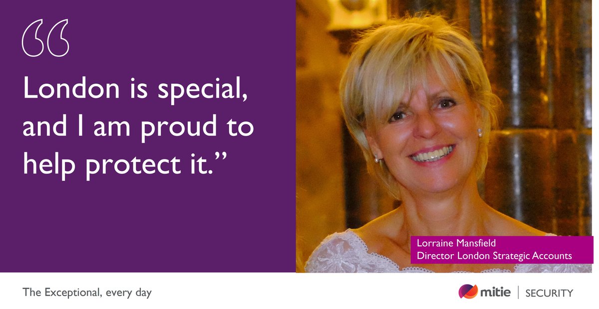 Mitie_IntelServ's tweet photo. With over 34 years in the City of London Police, Lorraine has experience from both the public and private sectors, and is key to supporting customers, to target harden locations and ensure teams are trained to the highest standards.

https://t.co/QAHzamKI8H

#SecuringLondon https://t.co/8TK96s0832