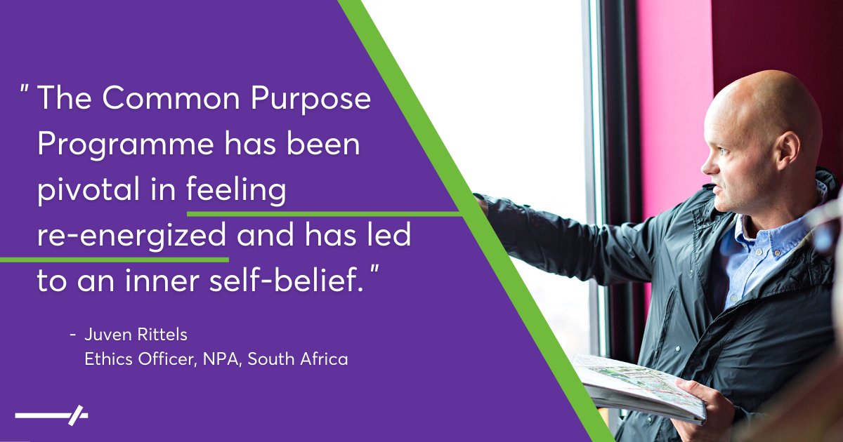 CommonPurpose's tweet photo. Dealing with change can feel overwhelming - see how the Common Purpose Programme can change your outlook. https://t.co/8f5LGVWeFY
#CommonPurpose #TCPP #Leadership https://t.co/taOTwnAtTp