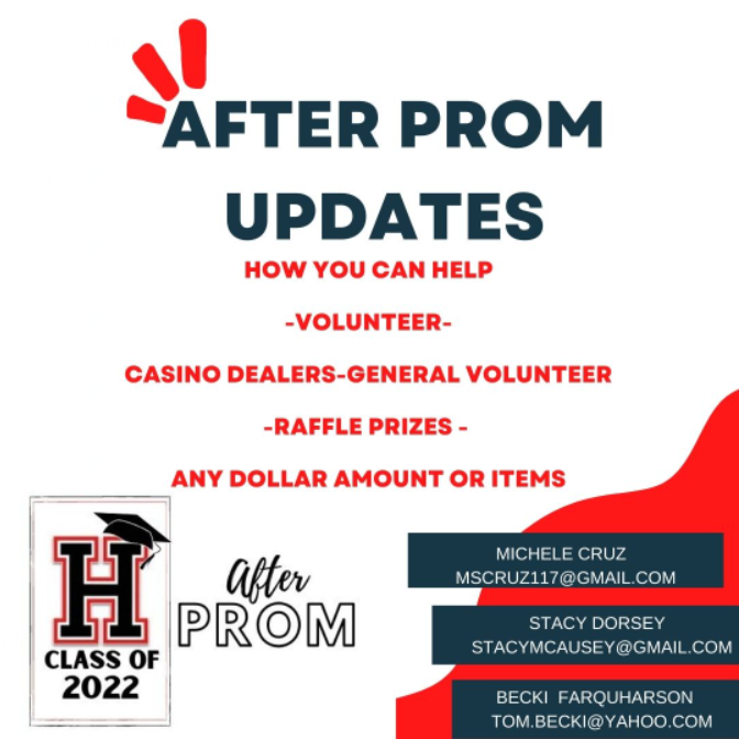 RHHSHawks's tweet photo. We still need parent volunteers for After Prom! https://t.co/oiSzZy1ssU