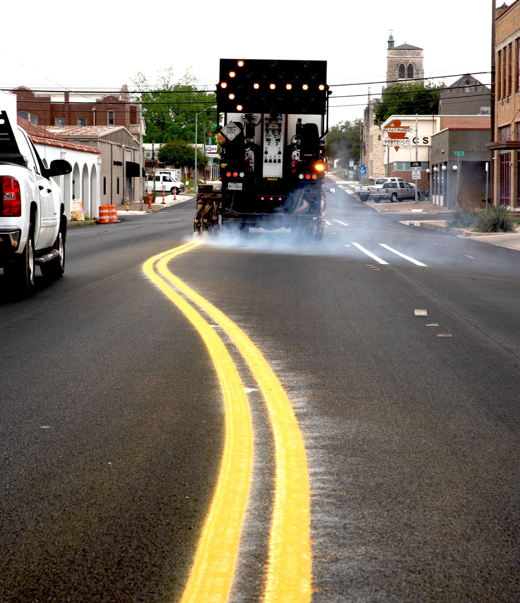 cityofwaco's tweet photo. Get ready for a traffic shift, Waco! By mid-May, the Washington Ave improvements project will be completed &amp; a traffic shift will follow as it moves to a two-way street! Striping began this week. Please drive safely! #betterstreetswaco #improvedowntown https://t.co/FfIVylOQ6Q
