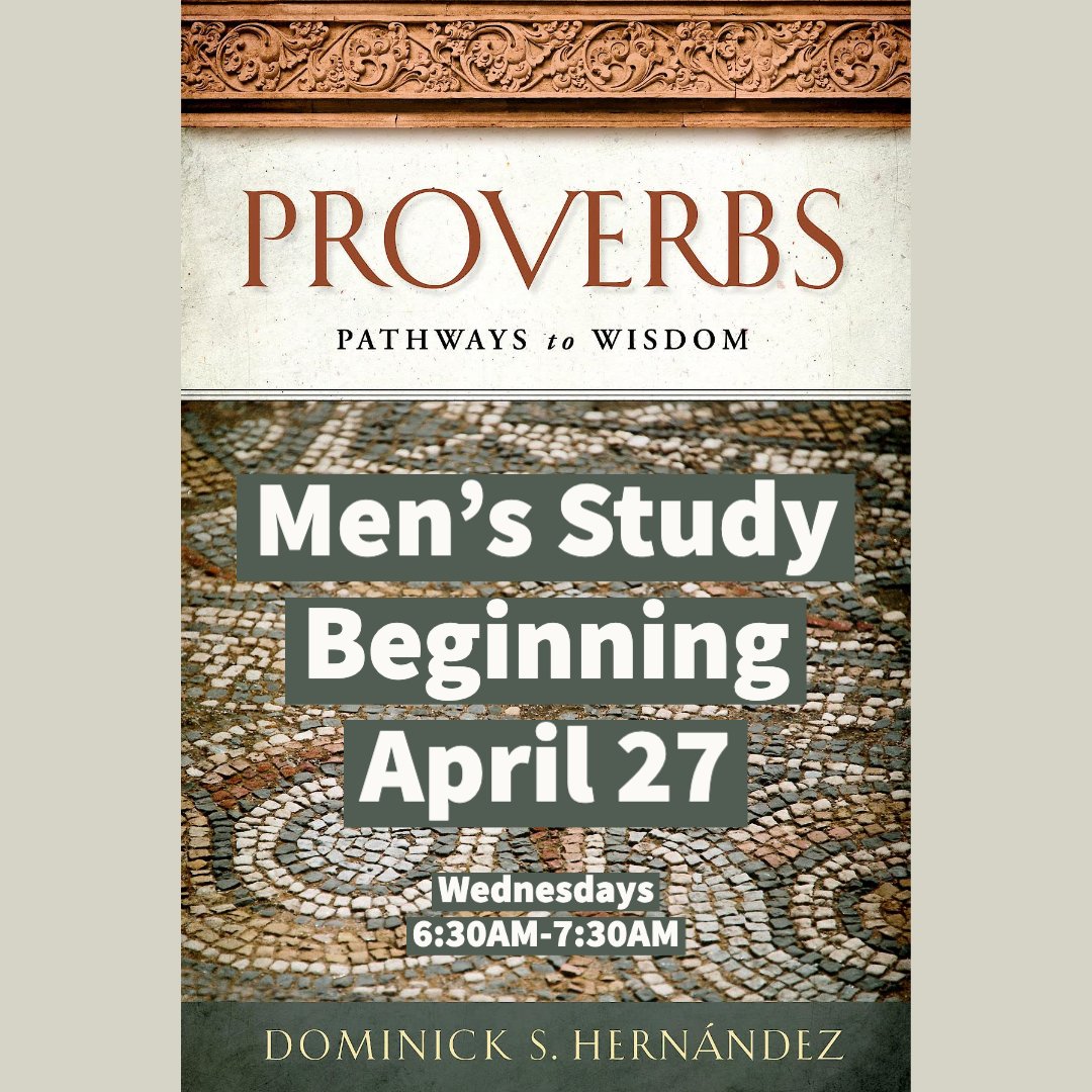 CLVRY's tweet image. Men's Faith and Fellowship will begin a new 5 week study on Wednesday, April 27th (This week!)
You can join at any time and find more info at ow.ly/yeFw50INWoV
