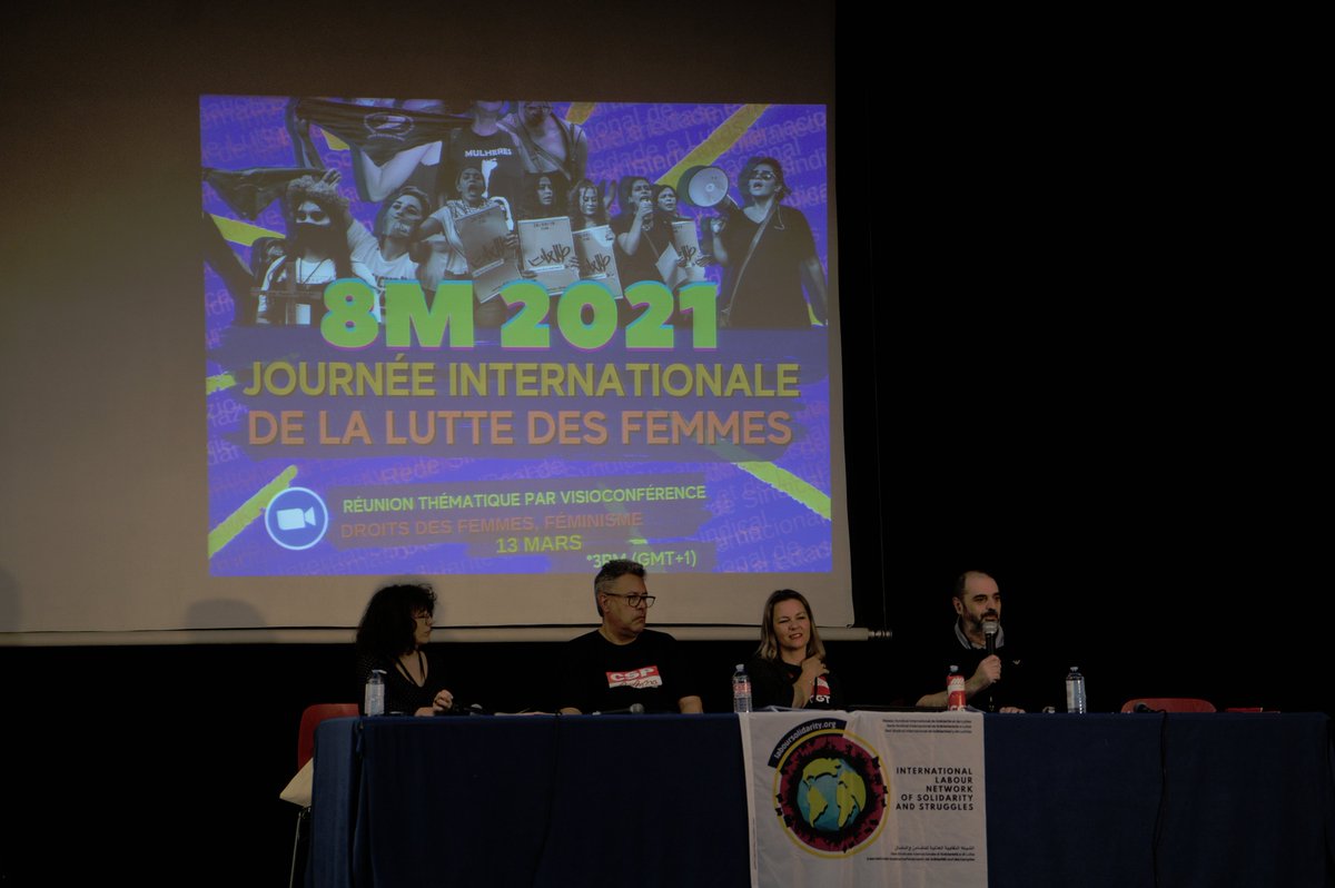 CGT's tweet photo. [Internacional]

IV Encuentro de la @ILabourNSS #RSISL en Dijon #Francia, celebrado durante los días 21, 22, 23 y 24 de abril. 

#Solidaridad e #Internacionalismo. 

Una lucha, una clase. 

📷 Imágenes del compañero Yanis Cernesse de @UnionSolidaires. https://t.co/NtVvAhYUpZ