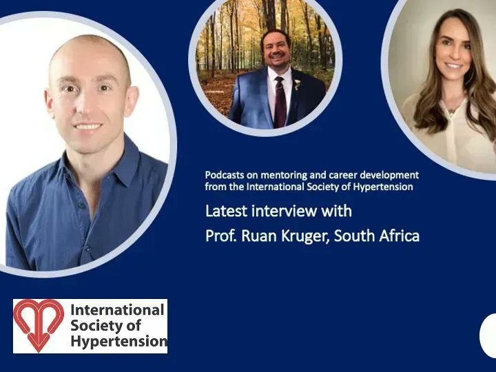 In the latest ISH podcast, @FZMarques & @guto_montezano interview @ProfRuanKruger from @NWU_HART At the ISH, Ruan is former chair of the NIC and member of the WiHRC Available now @spotify & @applepodcast buff.ly/3uZCqcw