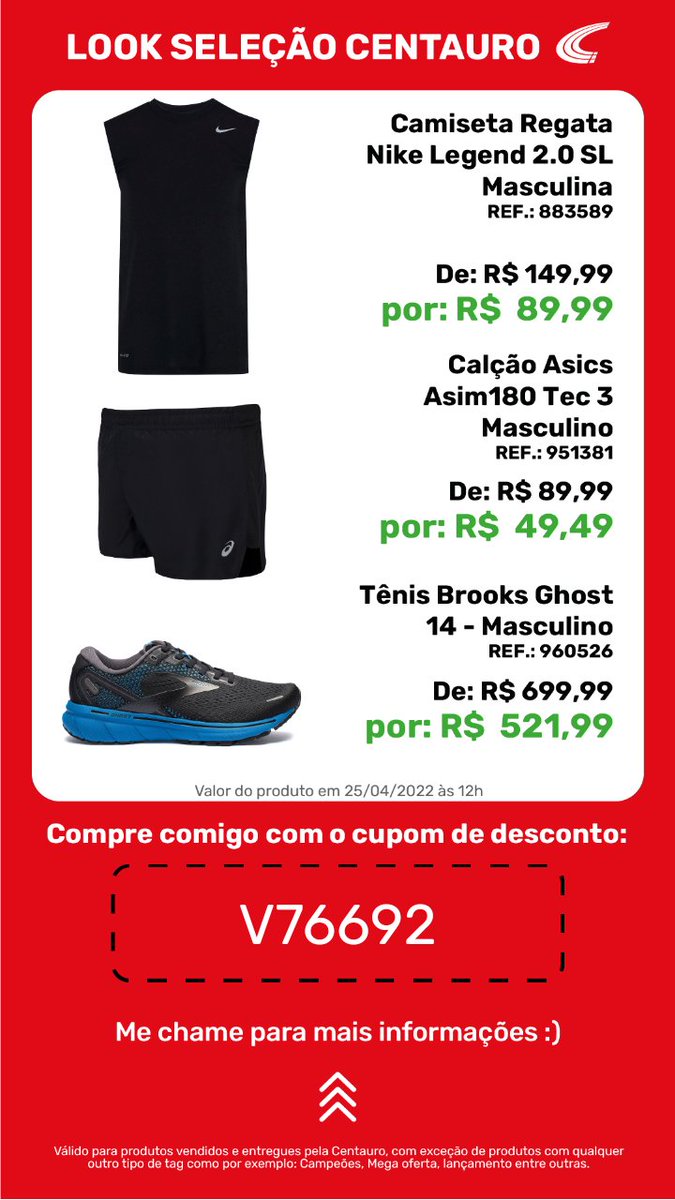 BBB200022's tweet photo. 👉🏼 Garanta 10% de desconto em produtos vendidos e entregues pela Centauro usando o cupom V76692 🛒 https://t.co/SLo93MNb2O

#OfertasCentauro #CentauroEsporte https://t.co/7obqLlG6fD