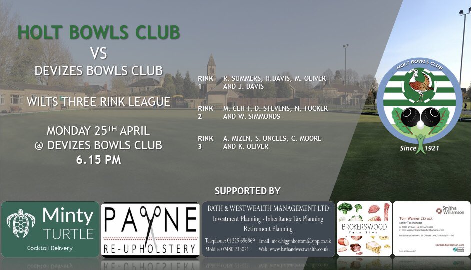Holt Bowls Club tweet media