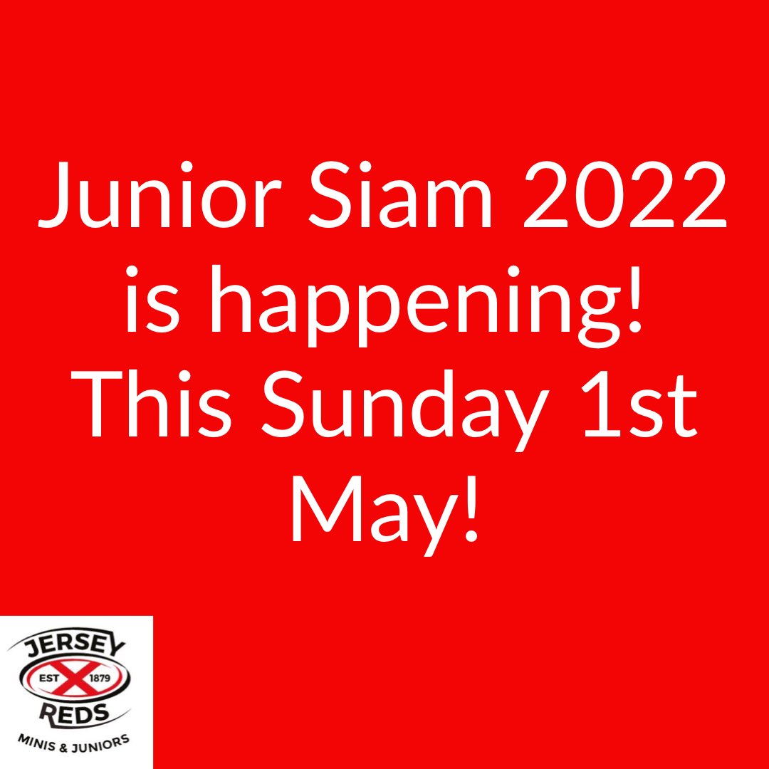 IT’S HAPPENING!!!

Condor have pulled out all the stops and Junior Siam is back on this Sunday!! 

Parents of those due to travel last week, please keep an eye on your emails! 

#siamcup #jerseyvsguernsey #juniorsiam