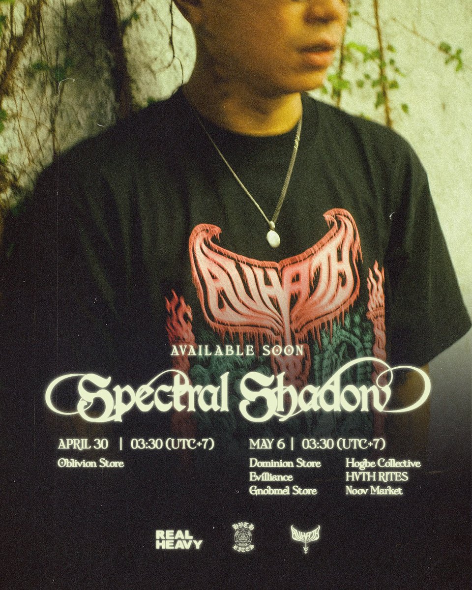 OUR NEW MERCHANDISE COLLECTION TITLED SPECTRAL SHADOW