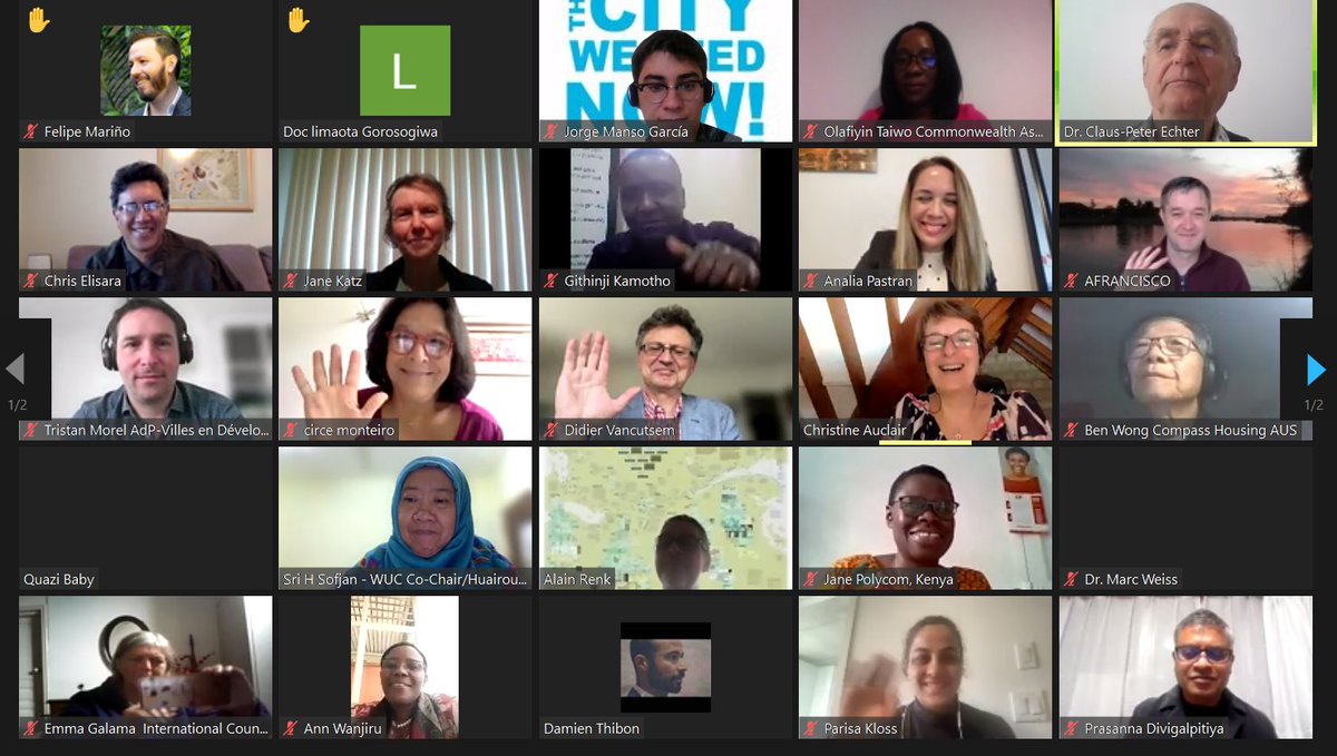 👏Thank you everyone for attending the launch of #TheCityWeNeedNow!

After some insightful thoughts from our speakers, we have been able to engage in a fruitful conversation about how to improve cities. 
➡️ buff.ly/3jtVs4c 

🔊Stay connected for more of our actions.