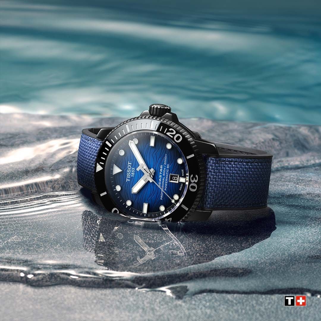 Your ocean adornment for the summer sorted - Whether you’re taking a dip or exploring the ocean’s depths, the <a href="/TISSOT/">TISSOT</a> Seastar 2000 Professional Powermatic has you covered with superior safety and reliability underwater.

🛍 bit.ly/36IO8yL

#Tissot #TissotSeastar #Ocean