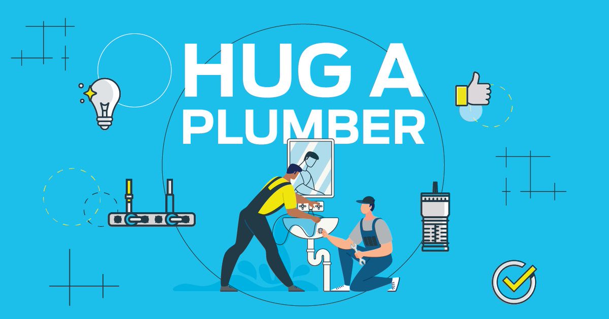 Happy #HugAPlumberDay! Sending some much-deserved virtual appreciation to all our pros out there.