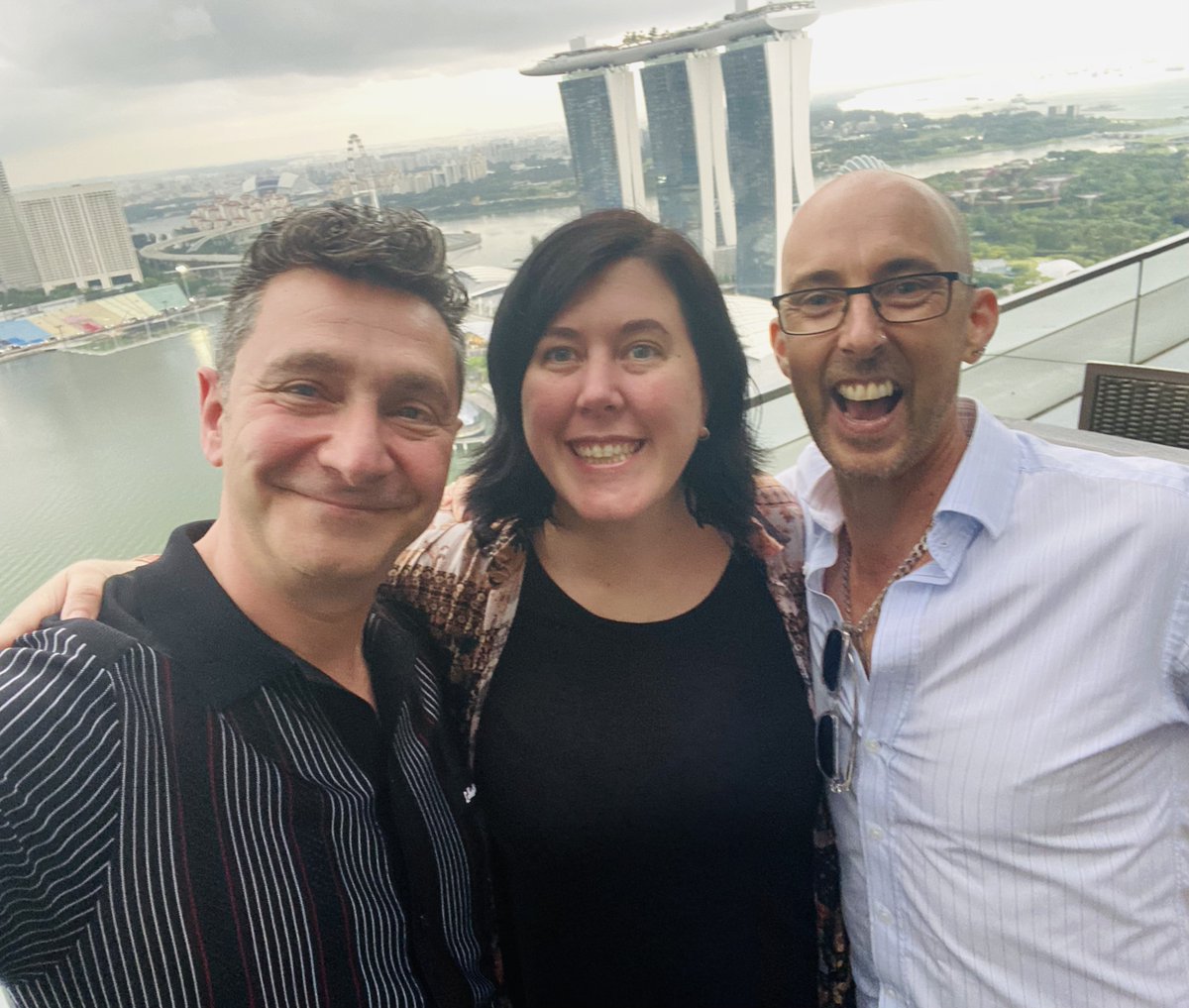 TileyardEd's tweet photo. Fabulous to catch up with the inspiring @hazelsavage #musiio with @roocifer @prolificsongs on our launch week of The Hit Academy Singapore https://t.co/TZWd5KadvC