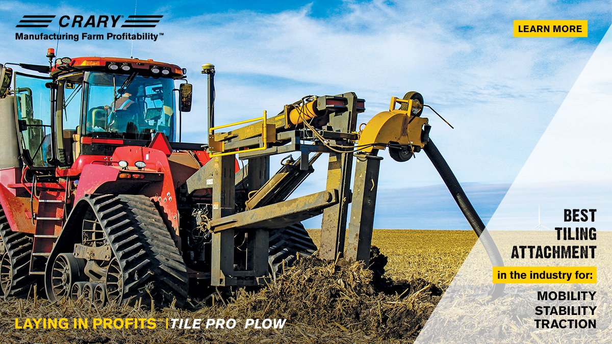 OntAg's tweet photo. Stability. Traction. Mobility.
The @CraryAg Tile PRO Plow can help you increase your yields and control soil erosion.
Learn more on https://t.co/3NrUrqdCU9.
#OntAg #Crary #CraryAg #TilePRO #Farm365 #Farming https://t.co/zfSGUqNPKR