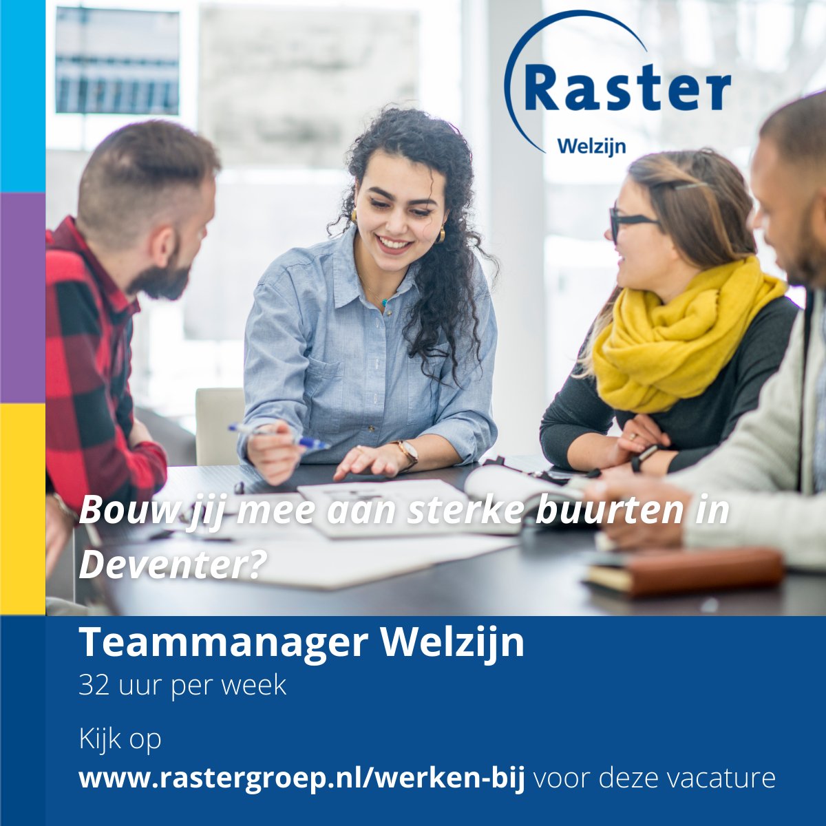 𝗕𝗼𝘂𝘄 𝗷𝗶𝗷, 𝘀𝗮𝗺𝗲𝗻 𝗺𝗲𝘁 𝗯𝗲𝘄𝗼𝗻𝗲𝗿𝘀 𝗲𝗻 𝗰𝗼𝗹𝗹𝗲𝗴𝗮-𝗼𝗿𝗴𝗮𝗻𝗶𝘀𝗮𝘁𝗶𝗲𝘀, 𝗺𝗲𝗲 𝗮𝗮𝗻 𝗵𝗲𝘁 𝗺𝗼𝗼𝗶𝘀𝘁 𝗺𝗼𝗴𝗲𝗹𝗶𝗷𝗸𝗲 #𝗗𝗲𝘃𝗲𝗻𝘁𝗲𝗿? We zoeken een ondernemende #𝘁𝗲𝗮𝗺𝗺𝗮𝗻𝗮𝗴𝗲𝗿 #𝗪𝗲𝗹𝘇𝗶𝗷𝗻! rastergroep.nl/vacature-teamm… 
#vacature #raster