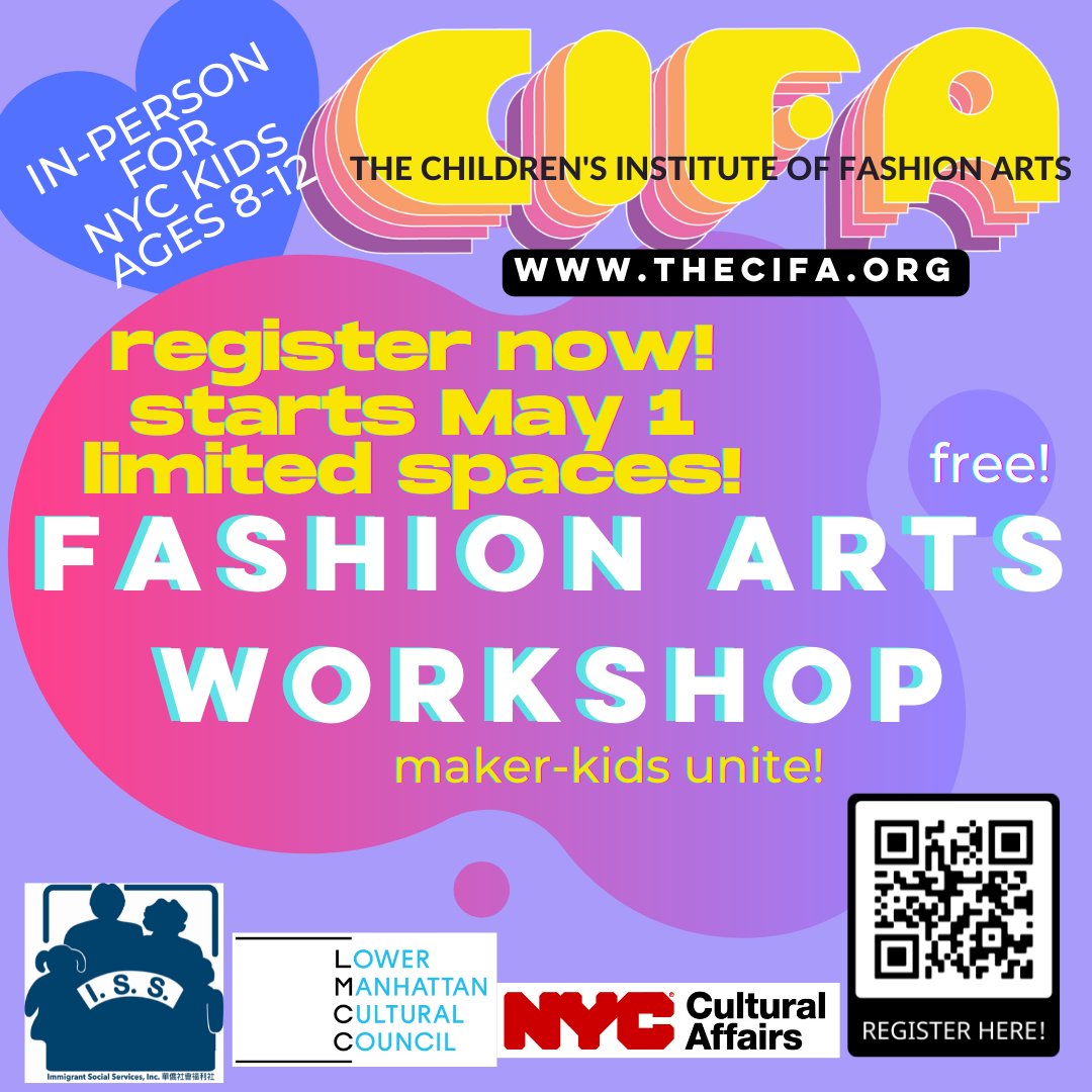 theCIFAorg's tweet photo. 🌈 CIFA's 4th Fashion Arts Workshop! - Enroll Now! - https://t.co/NU4yetfjqC https://t.co/LHbBLm4XG7