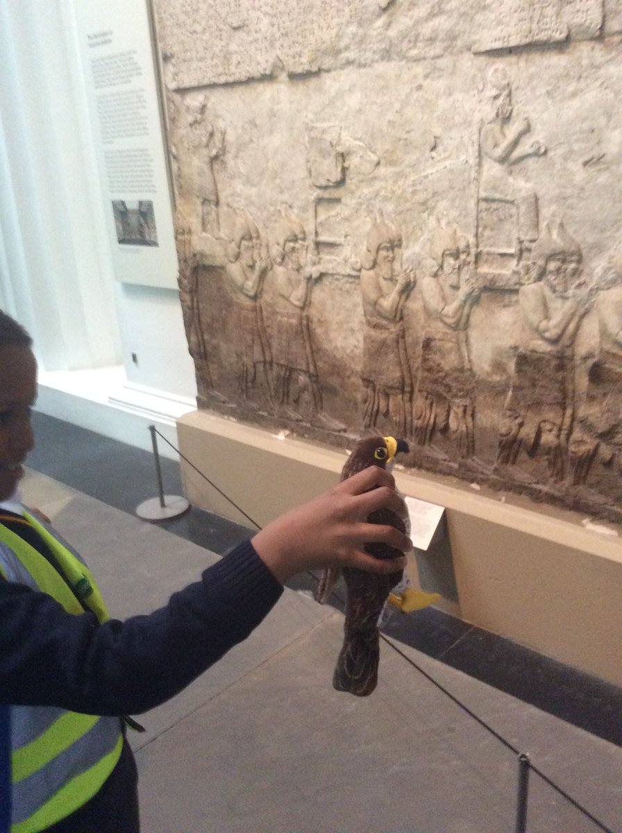 falconbrookSW11's tweet photo. Frederica really loved learning about the Egyptians with Year 4 today @britishmuseum It was so interesting and amazing to see all the statues and sculptures. We're looking forward to having our own Egyptian Day in school. #funinyear4 #loveavisit #topiclearning https://t.co/VaVivCIDVF