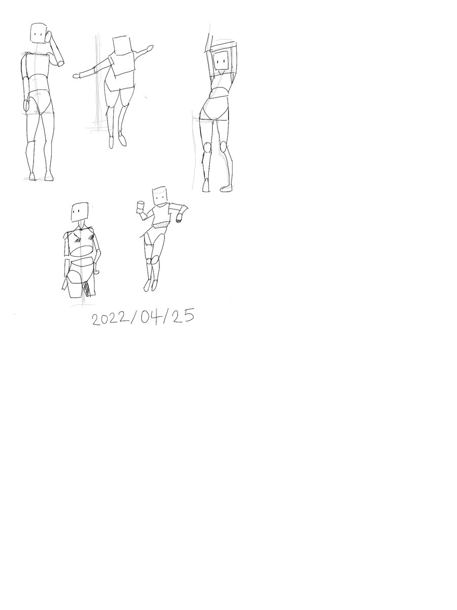 risukemolilith's tweet image. ＃簡単クロッキー　＃hidechannel
今更ながら復活しました！今までイラストの練習ができませんでした…！明日から頑張られるようにしたいです！