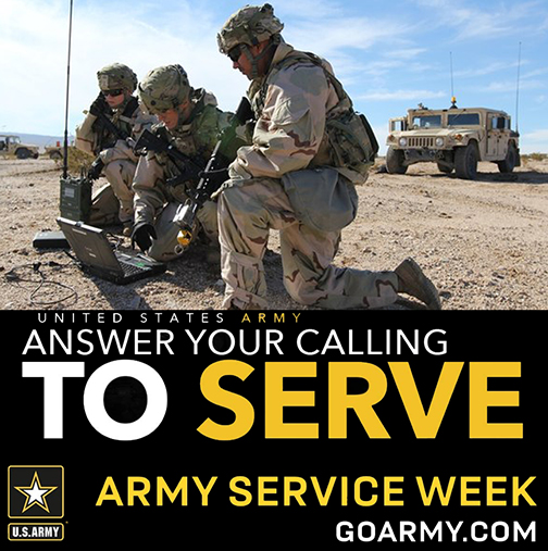 Cyber__7's tweet photo. The Army is hiring, and Army Cyber offers unique opportunities to take on challenging, real-world missions every day. Enlisting, reenlisting or reclassifying as cyber warrior often comes with bonuses, benefits. Learn more: https://t.co/ZSrBoK8eX8 #MarchToService #ServeWithUs https://t.co/8n91huAoGL