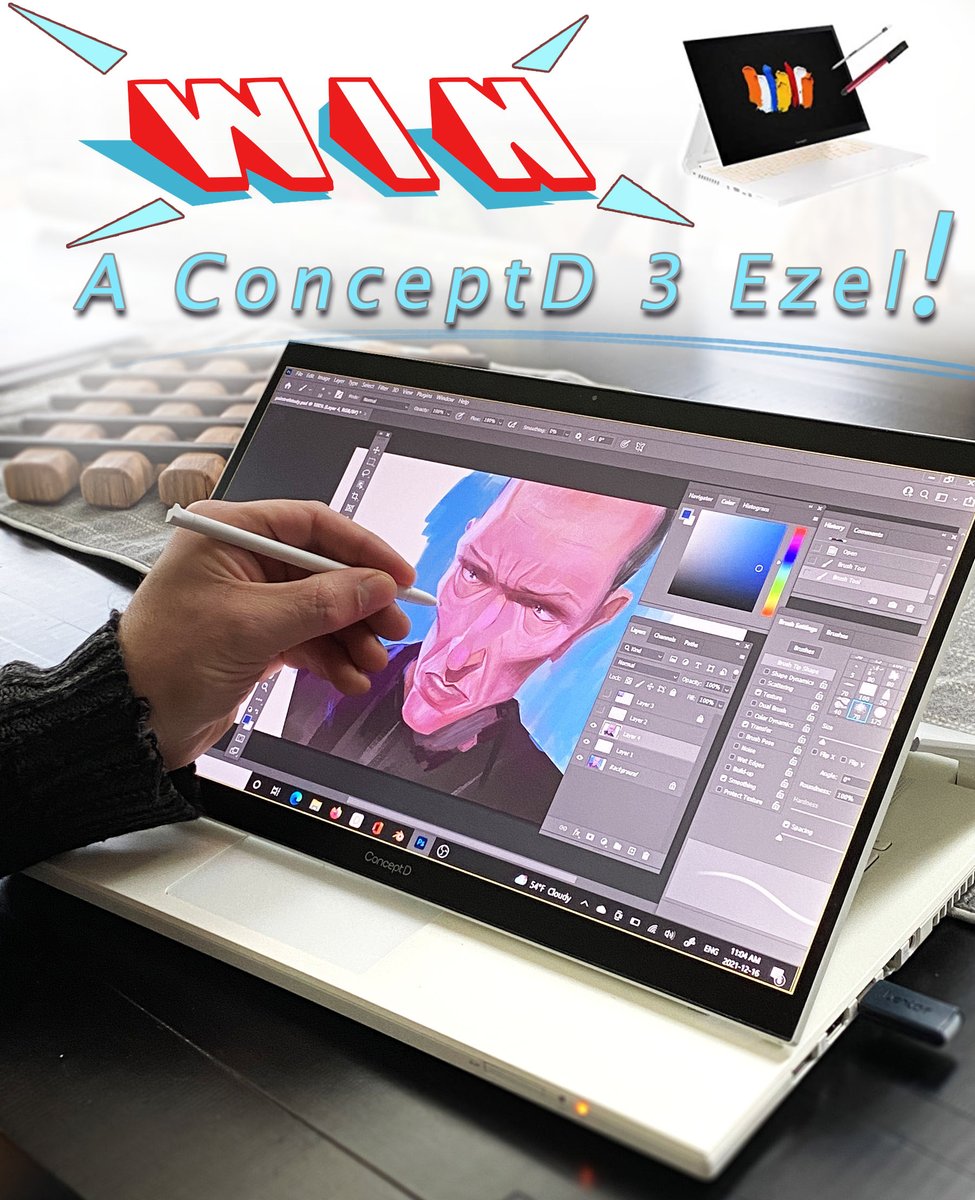 bucciblog's tweet image. Hey art peeps, I’m giving away a #ConceptD3Ezel from Acer! Just follow @ConceptDCreator, retweet and like this post, and you’re in the draw! (Winner to be announced in the replies of this post by May 2nd)