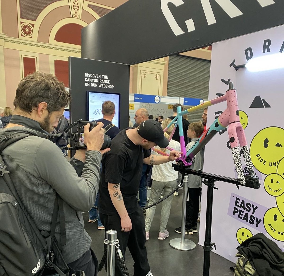 weareenableuk's tweet photo. Last week we had the pleasure of attending the #2022CycleShow / #LondonEbikeFestival at Alexandra Palace! 💥🚵

It was great to discover all the fantastic products on offer and interact with some of the biggest brands in the cycling industry!💬

#CycleShow #AlexandraPalace #Bike https://t.co/7KgxJ74PQf