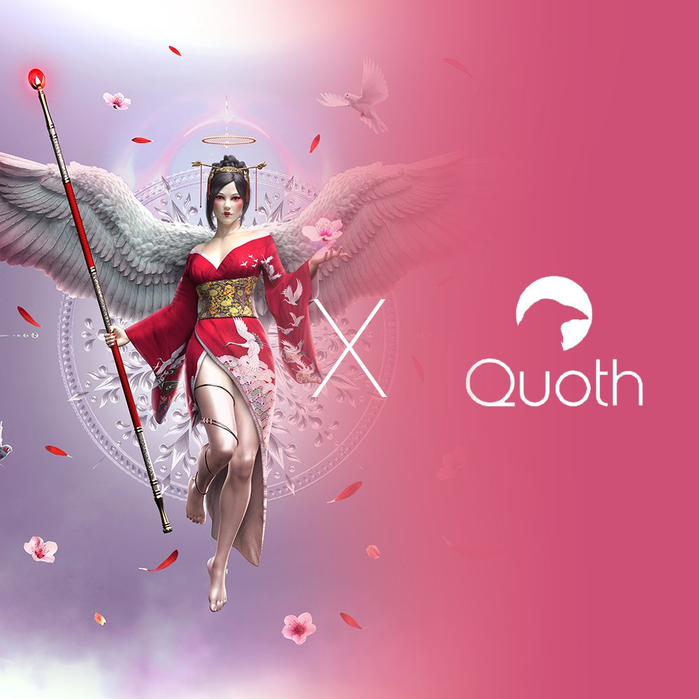 angelsofaether's tweet photo. ✨AoA x Quoth AMA✨

We are excited to be hosting an AMA session with @Quoth_ai🔥

Location &amp; Time/Date👇
🗺️"Quoth AMA" Channel on Discord (https://t.co/v73n2Hotlb)
🗓️April 26, 2022
⏰@ 3PM EST

Win 2 Guardians for best questions! 🙏

#QuothAI #angelsofaether #NFTCommunity #NFTs https://t.co/lJveVqXU7H