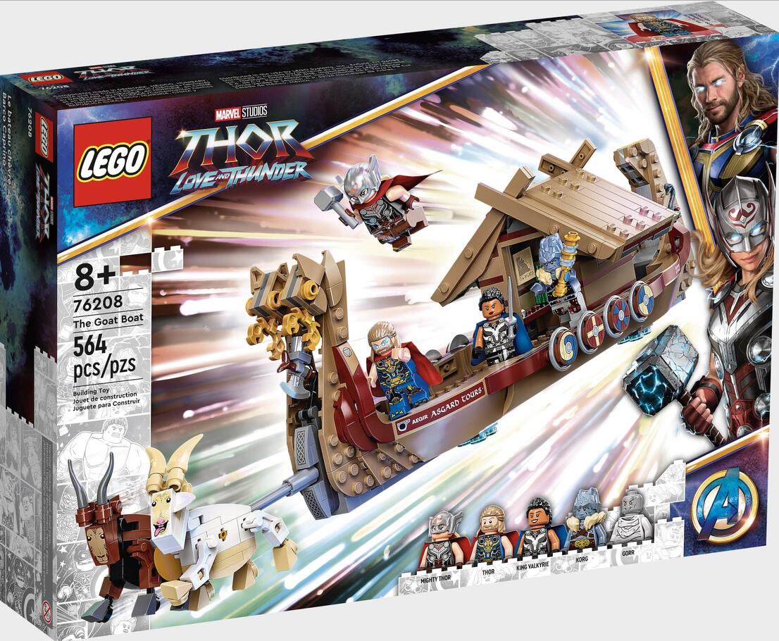 RT @PhaseZeroCB: #Thor: Love and Thunder's Goat Boat LEGO set goes on sale tonight!

https://t.co/wCZG6BW25S https://t.co/Fw3x11xXMQ