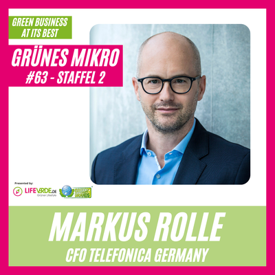 Was bedeutet für o2 Telefónica verantwortlich wirtschaften? Diese Frage hat unser #CFO Markus Rolle mit Markus Noack im #Podcast #GruenesMikro besprochen: bit.ly/3LuOto9