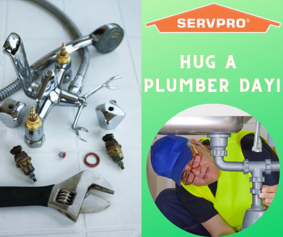 It's National Hug a Plumber Day! If you're a home owner you've likely had a plumber come out and save the day and get your plumbing back in working condition! We generally take the comforts of modern plumbing for granted, don't forget to give thanks to the plumbers in your life!