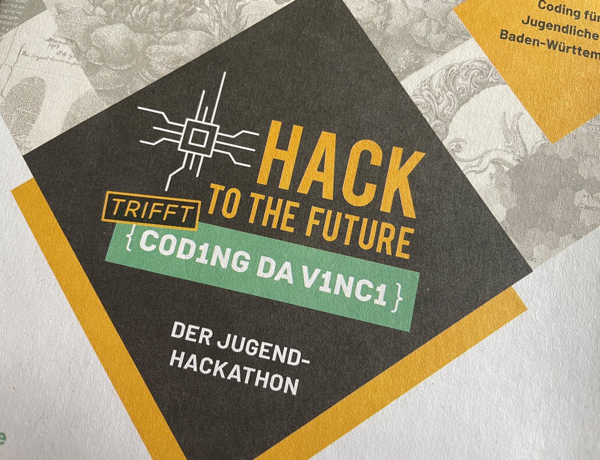 Coding da Vinci Baden-Württemberg 2022 (@cdvbw22) on Twitter photo Nur für Erwachsene? Keineswegs! #cdvbw22 lädt zusammen mit <a href="/hack_future/">Hack To The Future</a> erstmals #Jugendliche zwischen 12 und 18 Jahren zum Kultur-Hackathon <a href="/codingdavinci/">Coding da Vinci</a> ein! Jetzt für den Kick-Off im @zkmkarlsruhe am 7./8. Mai anmelden🎫pretix.eu/HackToTheFutur… Nur für Erwachsene? Keineswegs! #cdvbw22 lädt zusammen mit <a href="/hack_future/">Hack To The Future</a> erstmals #Jugendliche zwischen 12 und 18 Jahren zum Kultur-Hackathon <a href="/codingdavinci/">Coding da Vinci</a> ein! Jetzt für den Kick-Off im @zkmkarlsruhe am 7./8. Mai anmelden🎫pretix.eu/HackToTheFutur…