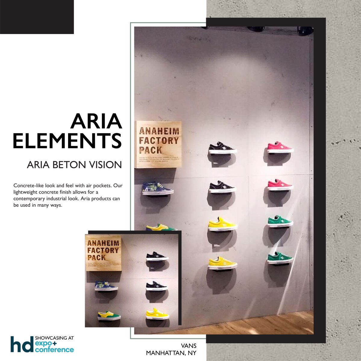 materialsinc's tweet photo. Showcasing Aria Elements at HD Expo 2022! 
Come join us from april 26-28 Booth# 5324!

#tradeshow #hdexpo #hdexpo2022 #show #hospitalitydesign #modern #design #luxury #Materials #interiordesign #archdaily #architecture https://t.co/fWLJcmh4ZC