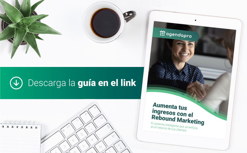 😎Haz que tus clientes vuelvan y aumenta los ingresos de tu negocio.
Conoce cómo el Rebound Marketing te ayudará a fidelizar a tus clientes y hará crecer tu negocio.
💡Descarga la guía aquí get.agendapro.com/general-lp-ebo…

#belleza #peluqueria #barberia #estetica #fidelizacion #agendapro