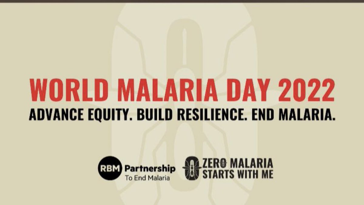 As we commemorate #WMD2022, I am calling on everyone, especially the youth from all over to join the fight against malaria.
Malaria claims over 600K lives in Africa and accounts for over 200M cases annually. 
And remember #malariaispreventable