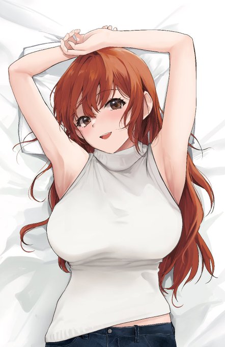 「bed sheet breasts」 illustration images(Latest)