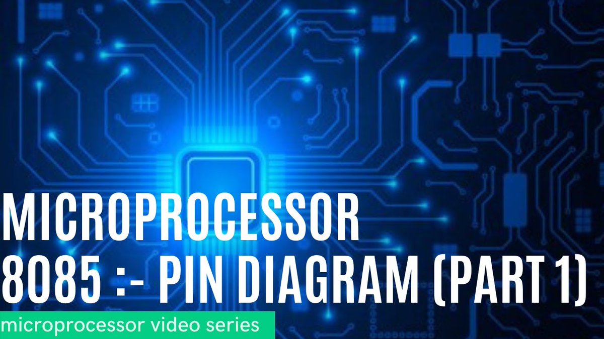StudyGyaan's tweet photo. Microprocessor 8085 | Pin Diagram | Part 1
Easy to learn : https://t.co/uwJoaa7bXz

#Microprocessor8085 #PinDiagram #developer #coder #code #computerscience #technology #machinelearning #programming #coding #programmer #StudyGyaan https://t.co/9RaMvTmklL