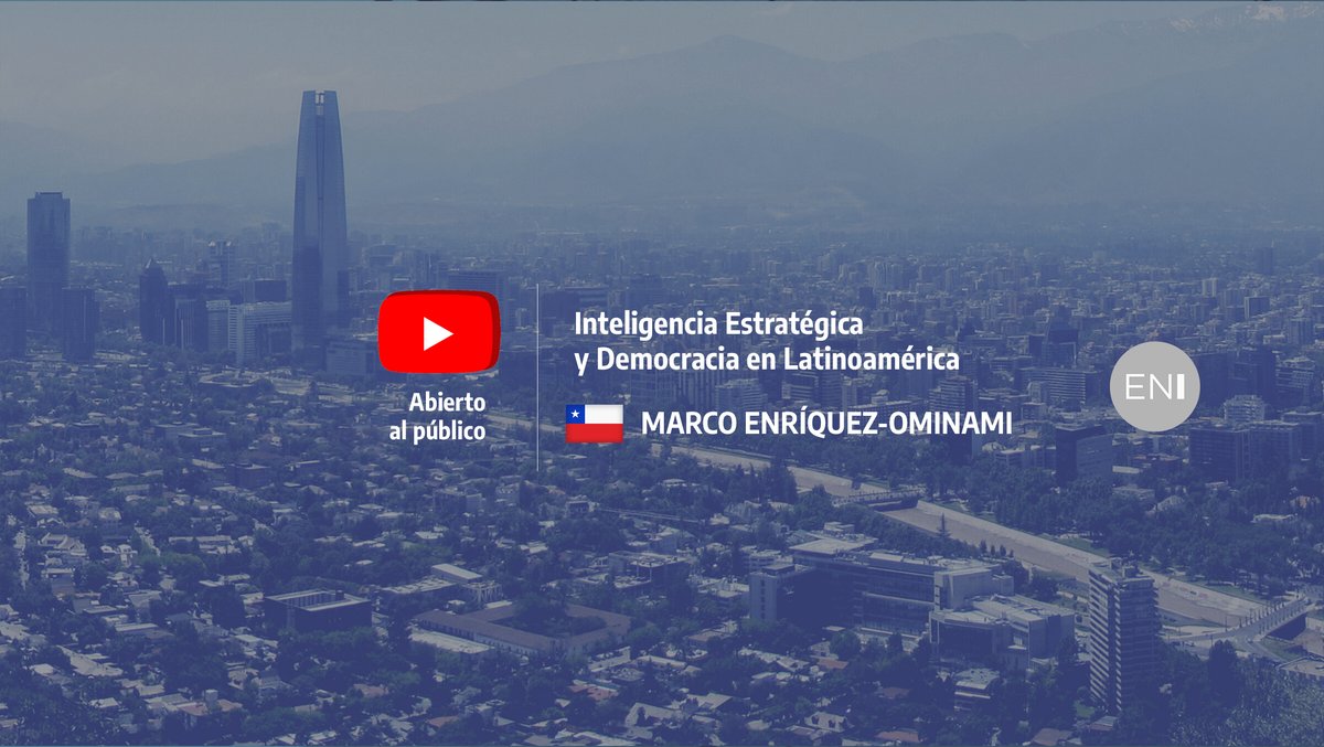La Escuela Nacional de Inteligencia (ENI) -AFI desarrollará una conferencia a cargo de Marco Enríquez – Ominami, político franco-chileno y fundador del Grupo de Puebla, disponible a partir del próximo 29 de abril en el canal de YouTube de la ENI (youtube.com/EscuelaNaciona…)