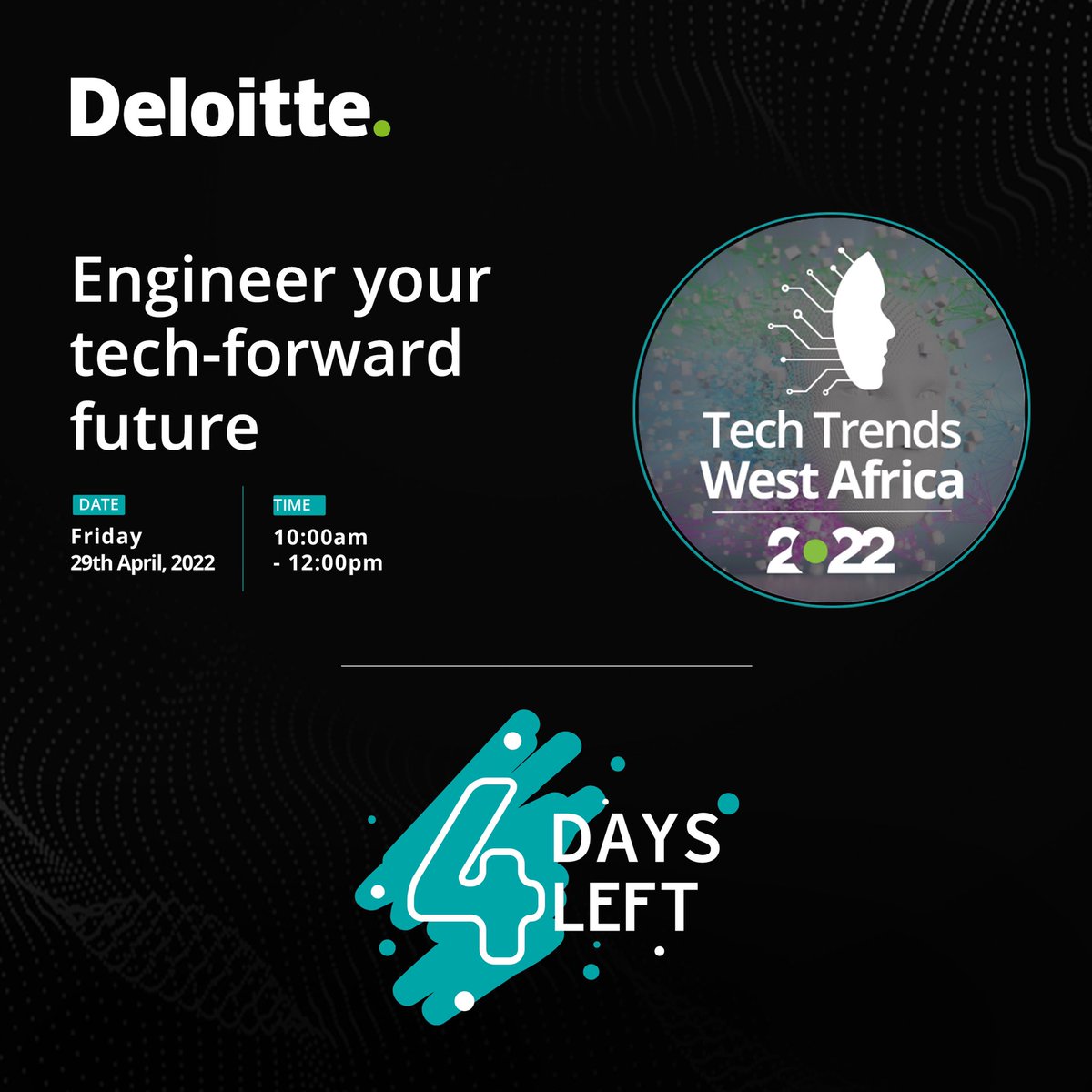 DeloitteNigeria's tweet photo. Cloud solution has proven it can deliver on security and protect critical workloads. Organisations need to challenge their perceptions and see cloud as an enabler to enhanced Security

Join the conversation this Friday April 29 

https://t.co/Ah7ie7e6ce https://t.co/IzUO9FJZFo