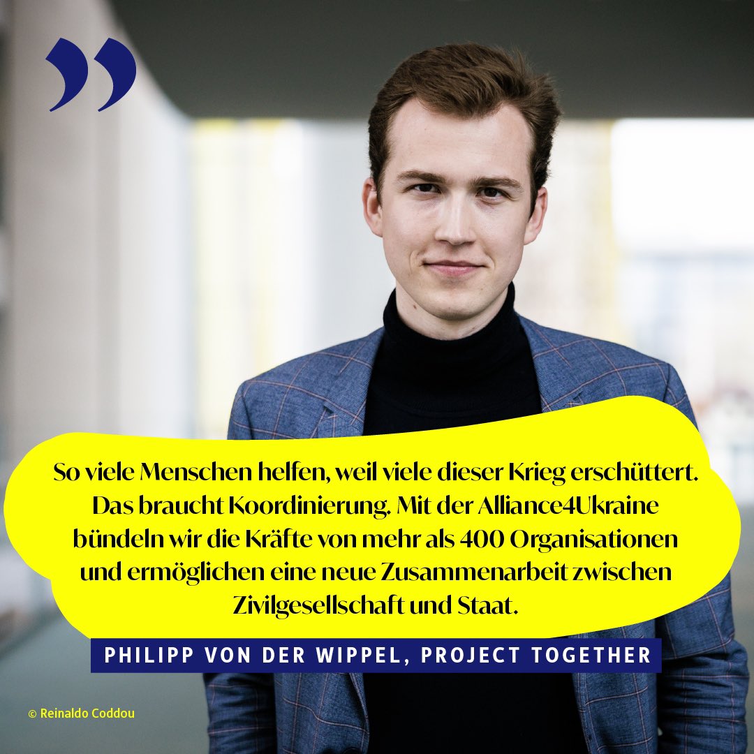 IntegrationBund's tweet photo. .@vonderwippel von #Alliance4Ukraine zeigt auf, wie wir uns noch besser vernetzen, damit die Hilfe ankommt: Wohlfahrtsverbände, Wirtschaft, Gewerkschaften, Kirchen, Religionsgemeinschaften. Sie alle sind an Bord. (4/5)
#RoundTableUkraine https://t.co/UQ4q7oQwiu