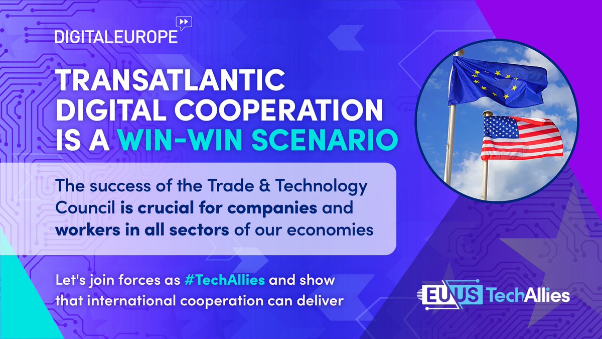 DIGITALEUROPE's tweet photo. We're changing our look this #TechAllies week, as we bring you with us to Washington D.C. 🇺🇸

Follow for insights on the future of EU-US digital cooperation, as we:
☑️Address the @AICaucus
☑️Host a reception w/ @AtlanticCouncil
☑️Meet top leaders w/ our delegation of 🇪🇺 scale-ups https://t.co/pyuhf97Eei