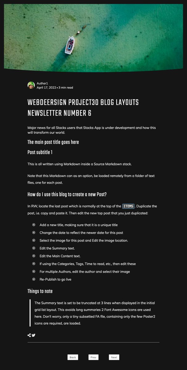 webdeersign's tweet photo. Looking for a new blog page - here are 6 fresh layouts to use in #RapidWeaver #Stacks using #habitualshaker  #SOURCE &amp; #inStacks POSTER2 - based on our new blog https://t.co/vc9oiIeBsD https://t.co/j5A1PEJmGw