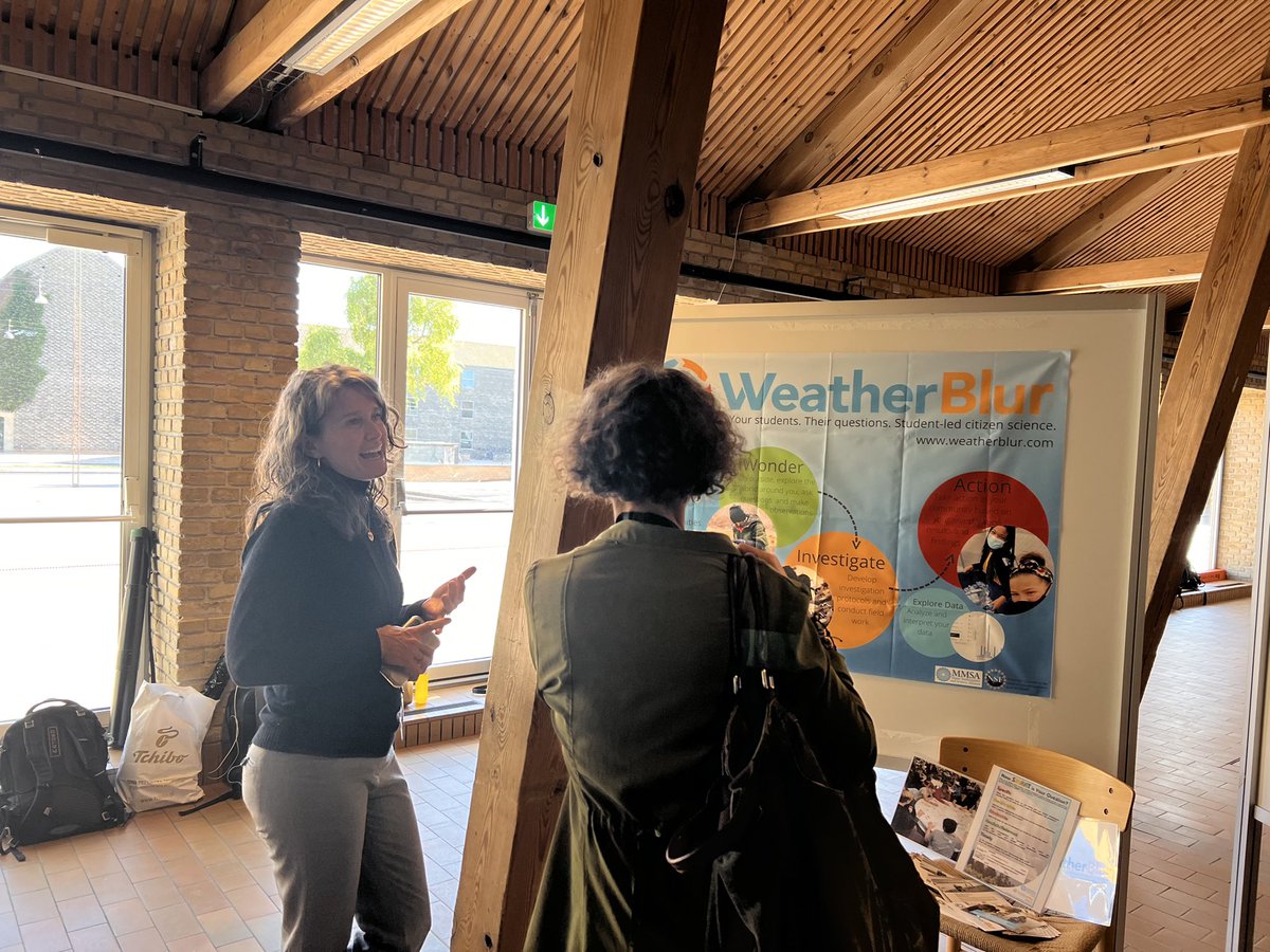 Presentation went well! #weatherblur #CITSCI2022DK